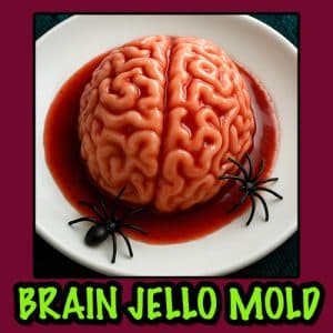 Brain Jello MOld Disgusting Gelatin Dessert