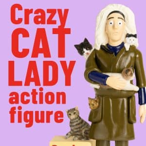 Crazy Cat Lady Action Figure