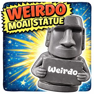 Weirdo Moai Statue
